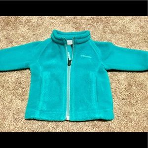Baby 3-6 Month Columbia Fleece Aqua/Turquoise